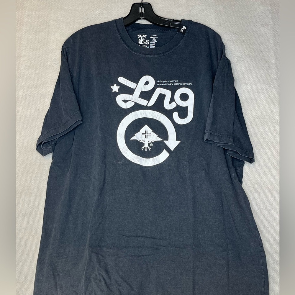 Mens Size XXL LRG Black/White Tee Short Sleeve Pre-Loved Condition Fast Shipping